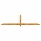 Ekena Millwork Eugene Rough Sawn Timber Gable Bracket, Western Red Cedar, 108"W x 27"H x 4"D x 4"F, 6/12 Pitch GBW108X27X0404EUG00RWR - alternate 1